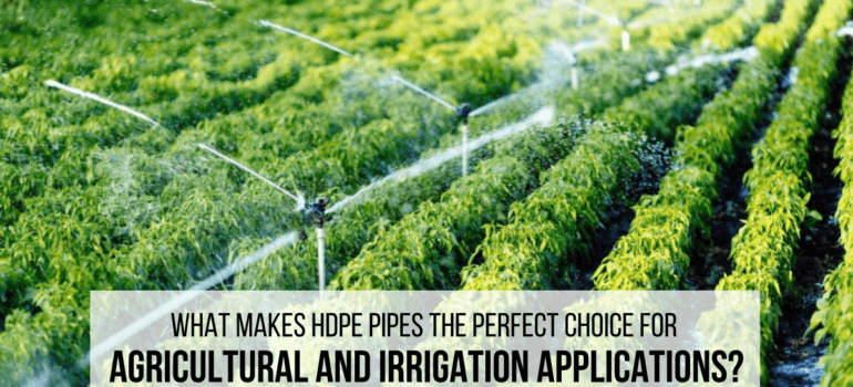 HDPE Pipes, agricultural and irrigation applications, IS-14151, sprikler irrigation system